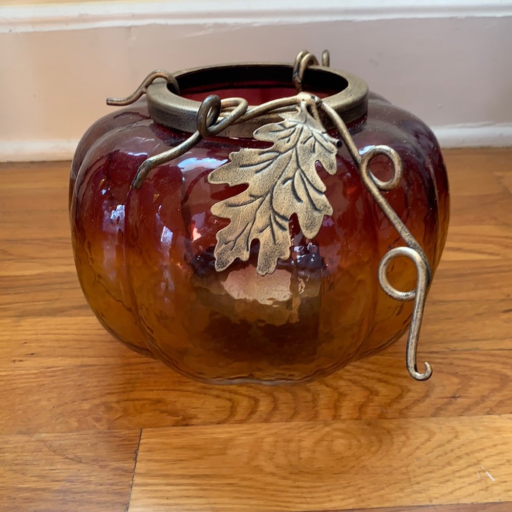 Large decorative pumpkin